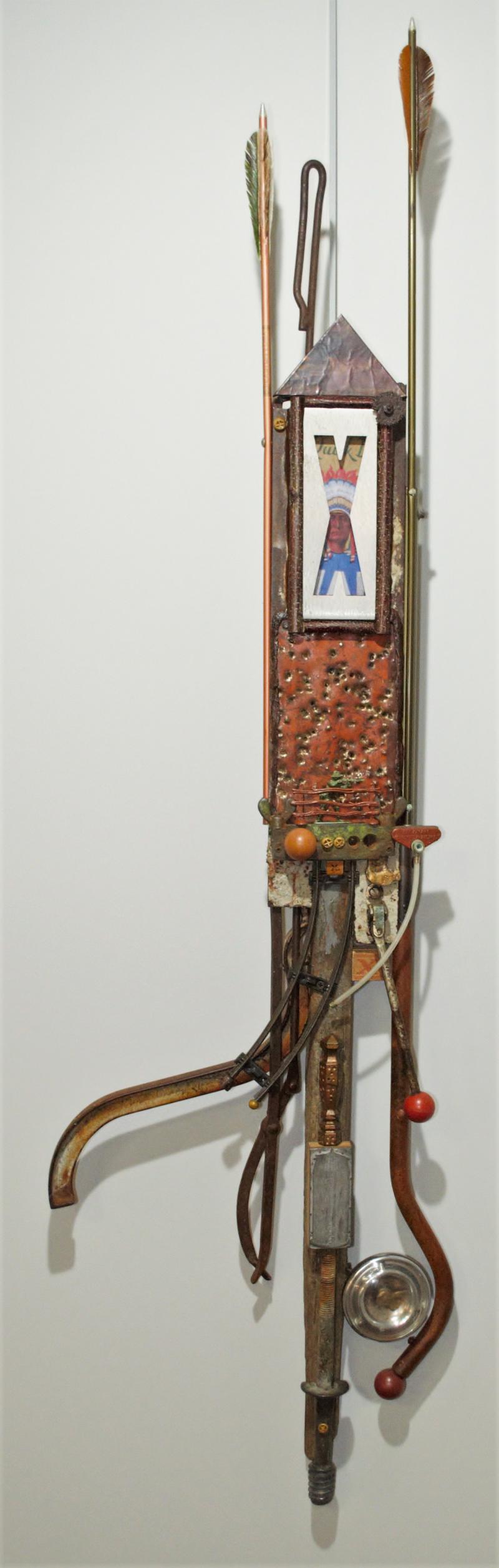 Stolen Stars, found object assemblage by Gary Carlson of Rush City, MN