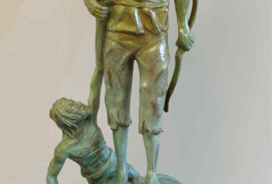 The Hunter, bronze by James Sullivan of Cambridge, MN