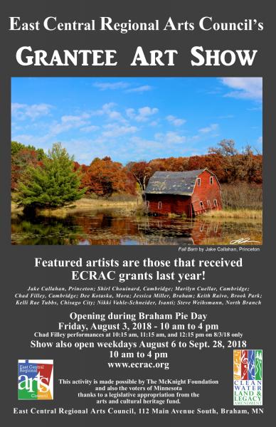 ECRAC Final Grantee Art Show 2018