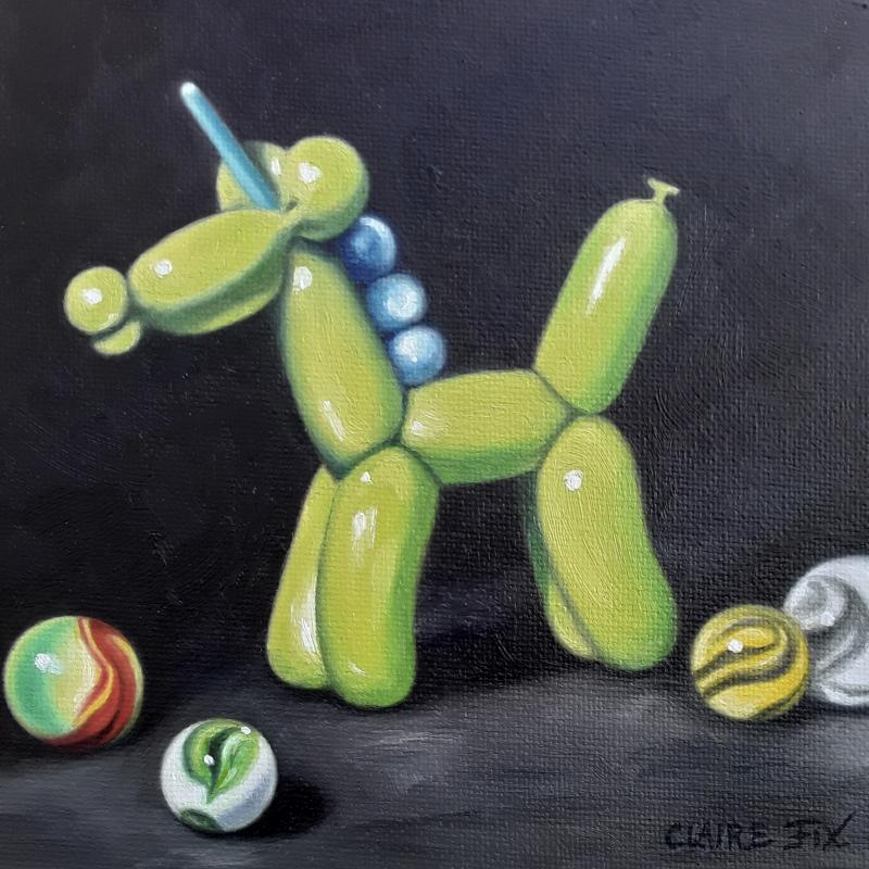 Balloon unicorn by Claire Fix - Oil - Award of Excellence