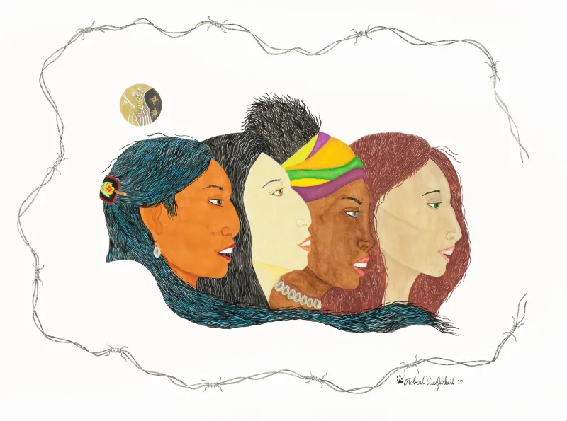 Nagamon Bimaadiziwin (Song of Life) by Robert DesJarlait - Watercolor - Award of Merit