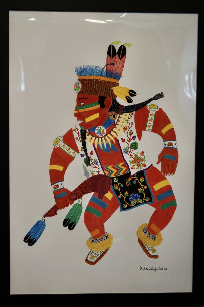 Ojibwe Mitigwaki Nimiim (Ojibwe Woodland Dancer)
