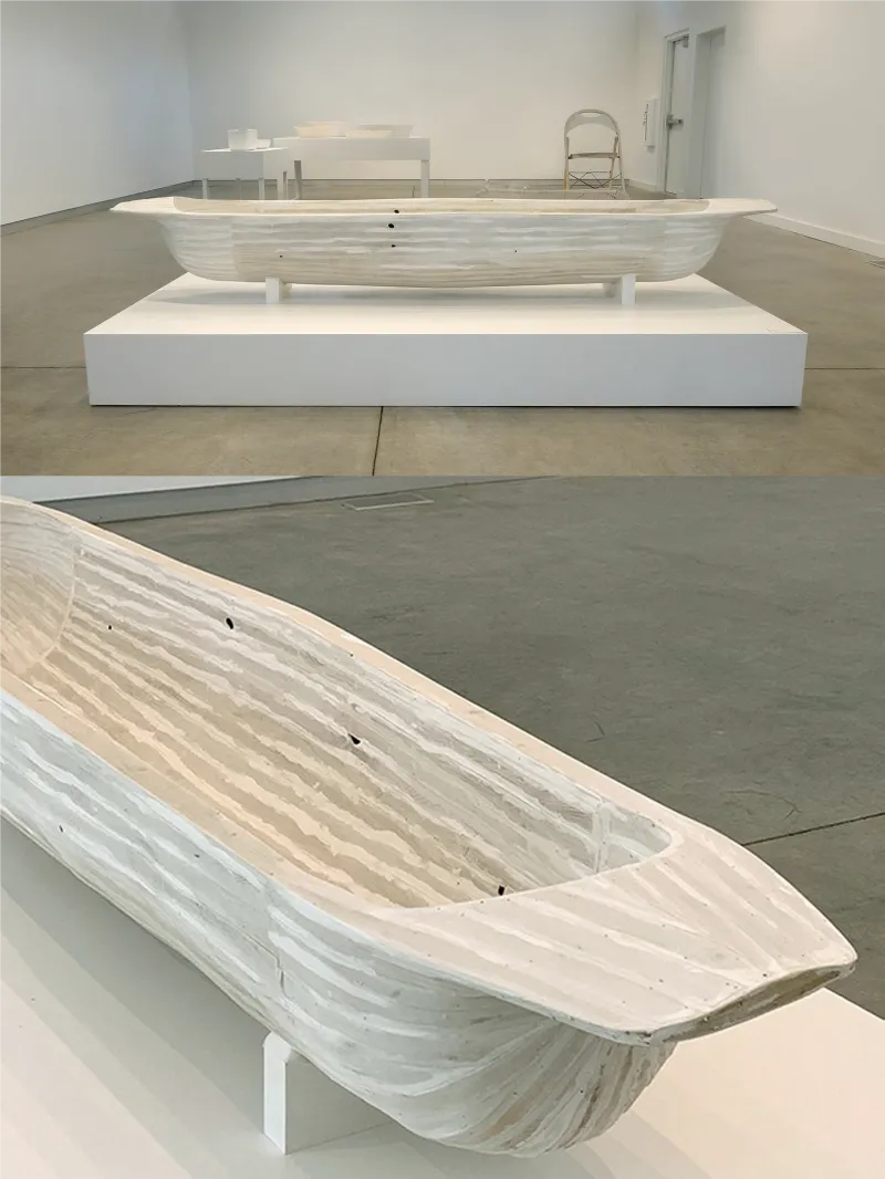 Wash Trough with Lines by Maggie Jaszczak