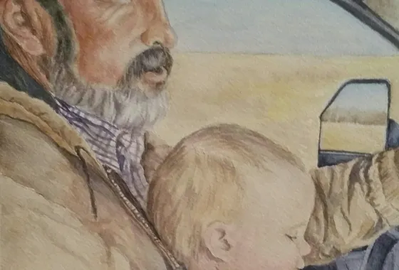 America's Heartland by Jacque Sabolik - Watercolor - Award of Merit