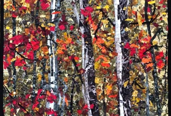 Carol Holmblad Autumn Birch and Maple