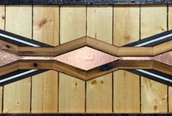 Don Semelhack Wood and copper - Artistic Merit Award