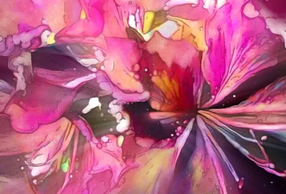 Floral Fireworks by Dee Kotaska - Merit Award, Other Art Forms