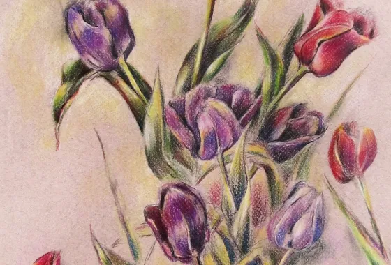 Garden Flowers by Yvonne Hermann