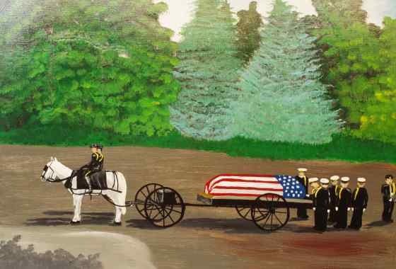 Honoring Officer Gomm by Diana Sill
