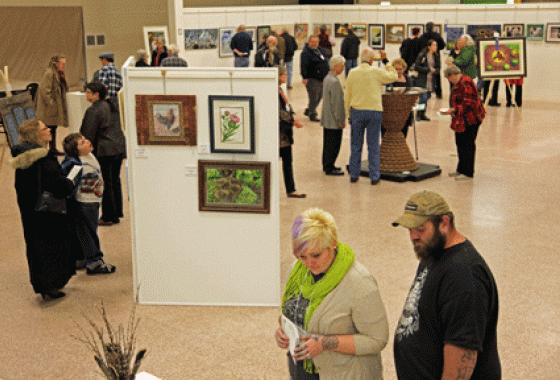 IMAGE Art Show 2013 opening event attendees.