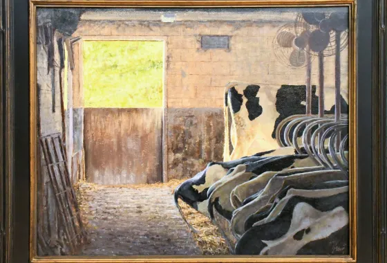 Nathan Hager - Barn Interior - Purchase Award