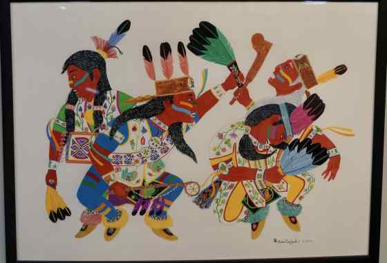 Ojibweg Mitigwaki Niimid  (Ojibweg Woodland Dancers)